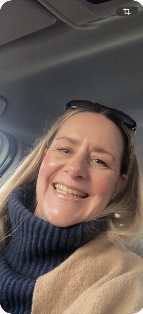 Ein Schnappschuss im Auto kurz vor Weihnachten