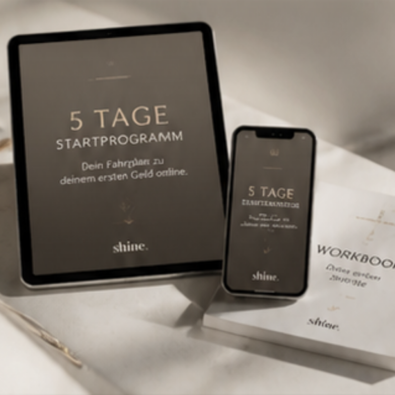 5-Tage-Startprogramm als mockup