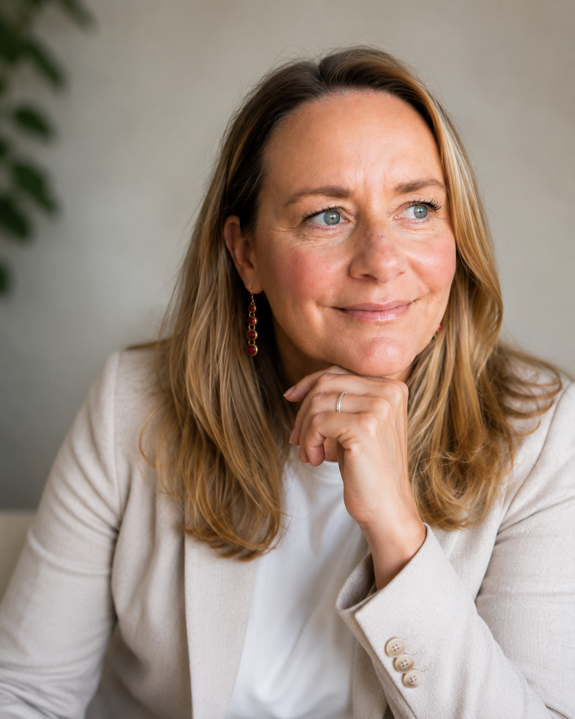 Corina Betti Corina schaut verträumt zur Seite