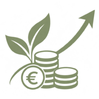 Geldmünzen als Symbol für Finanzen und Freiheit