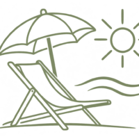 Liegestuhl als Symbol für Auszeit bei Shine