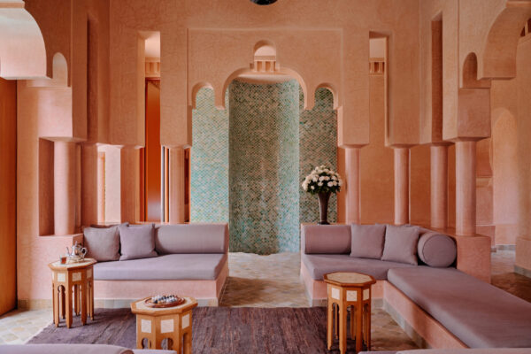 Amanjena, Morocco - Accommodation, Grand Two-Bedroom Pool Villa Gemütliche Sitzplätze im Retreat im Aman