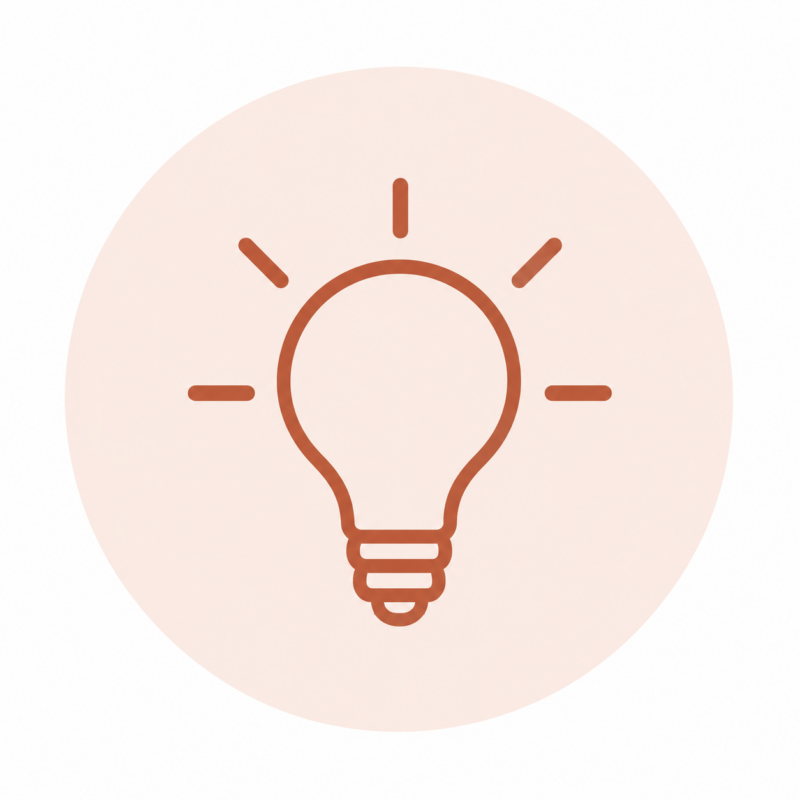 Glühlampe als Symbol für Wissen weitergeben